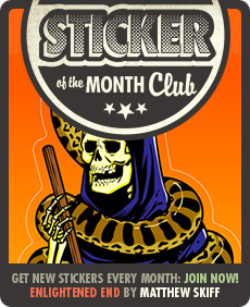 custom stickers, sticker club