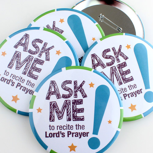 Church / Religious Themed Custom Buttons Sample Photo
