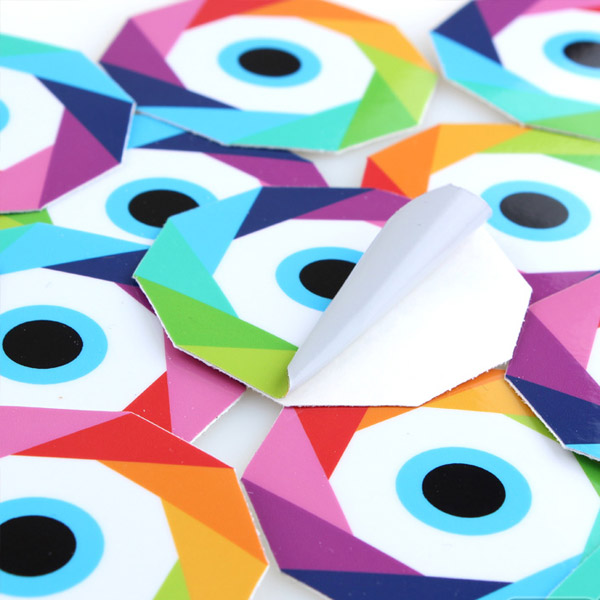 Die Cut Custom Rainbow Stickers