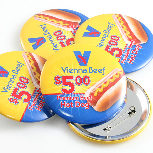 Food & Drink Custom Buttons Sample Photo