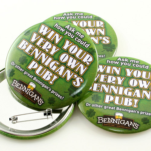 Food & Drink Custom Buttons Sample Photo