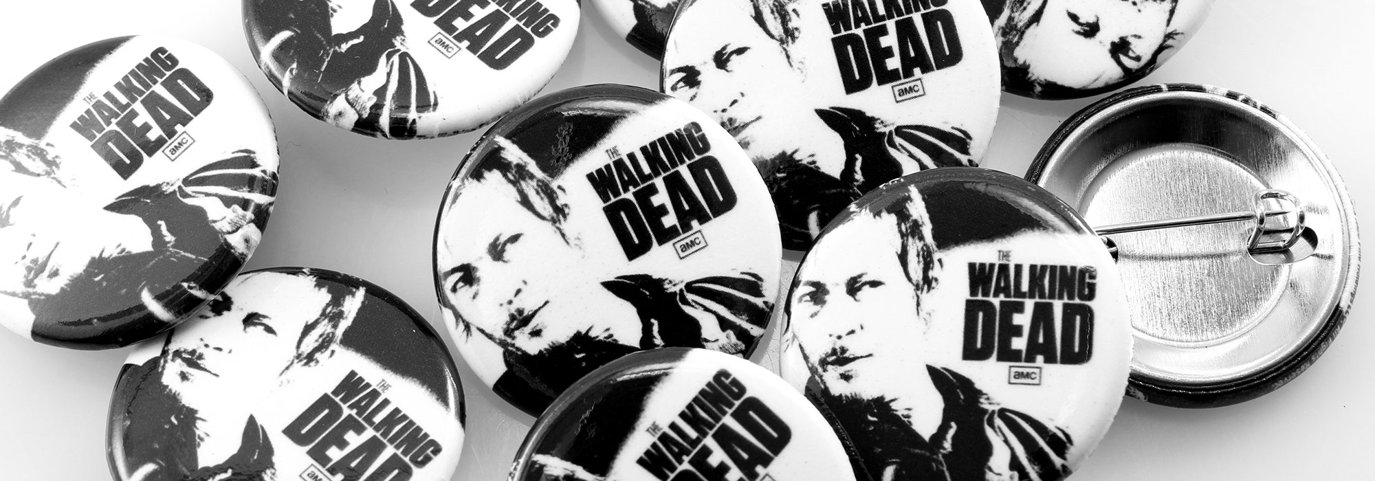 Round Custom Buttons The Walking Dead