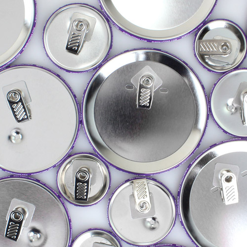 Round Custom Bulldog Clip Buttons Group Photo