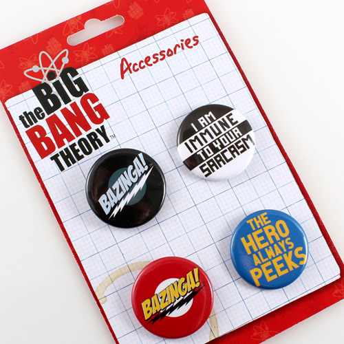 The Big Band Theory Custom Button Packs