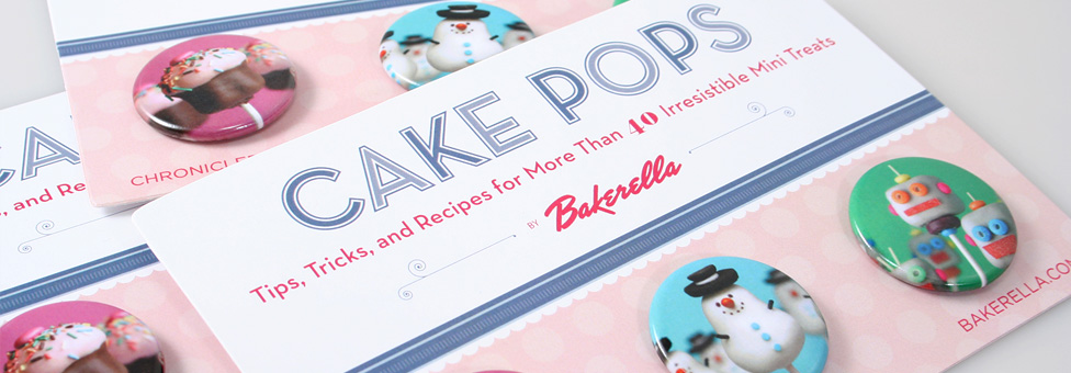 Cake Pops - Round Custom button packs