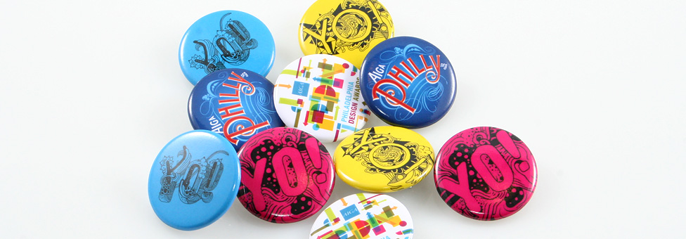 philly aiga - Round Custom Buttons