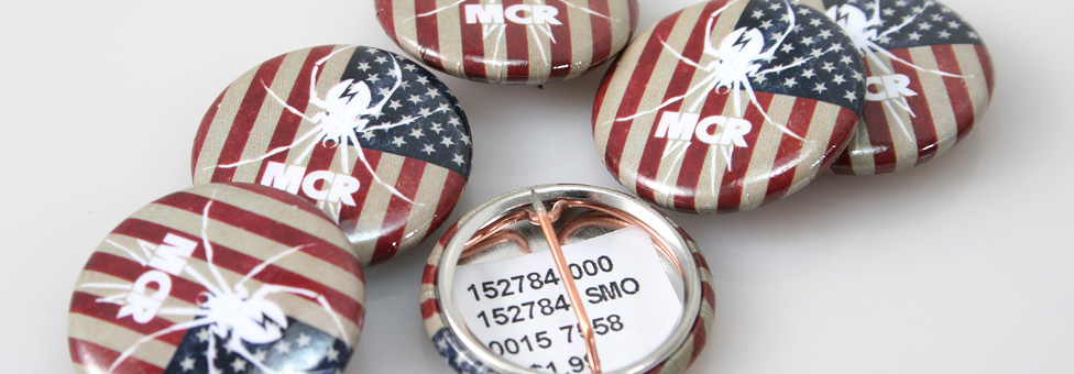 my chemical romance - Round Custom Buttons
