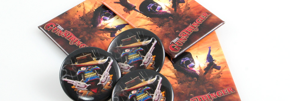 The Gunstringer - Round and Rectangle Custom Buttons