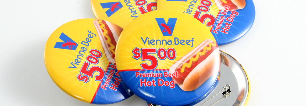Vienna Beef - Round Custom Buttons