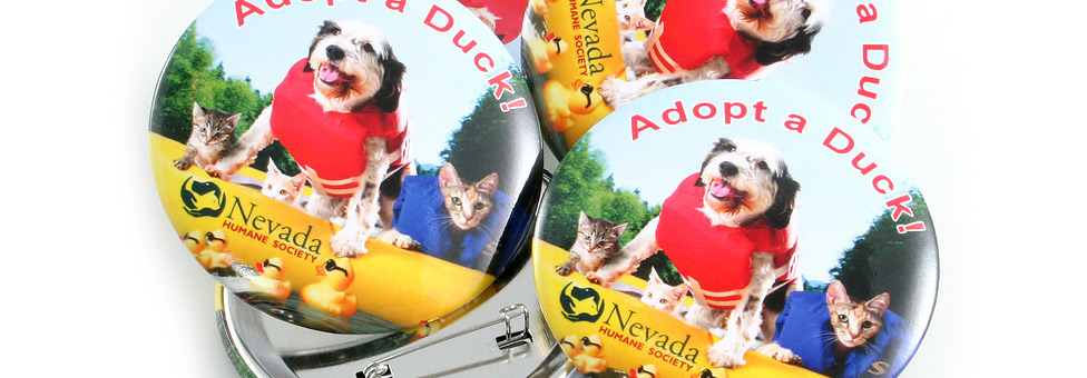 Nevada Humane Society Custom Buttons