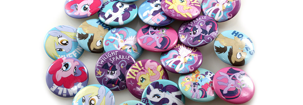 My Little Pony 1.25 Inch Custom Buttons