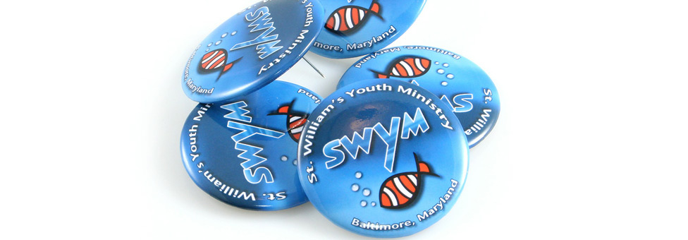 St. William's Youth Ministry Custom Buttons
