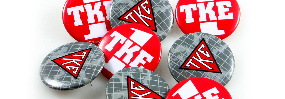 Tau Kappa Epsilon Fraternity Custom Buttons