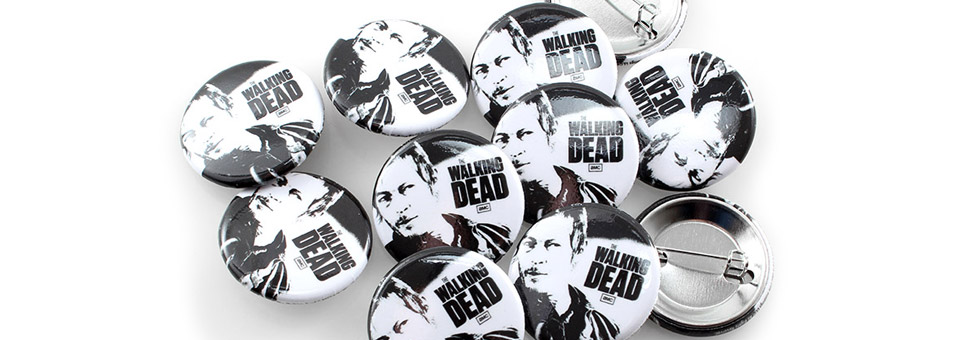 The Walking Dead 1.5 Inch Round Custom Buttons