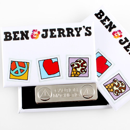 Custom Ben and Jerrys Clothing Magnets