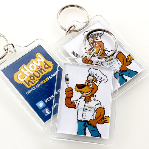Chow Hound Custom Keychains