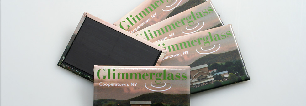 glimmerglass - rectangle Custom Magnets