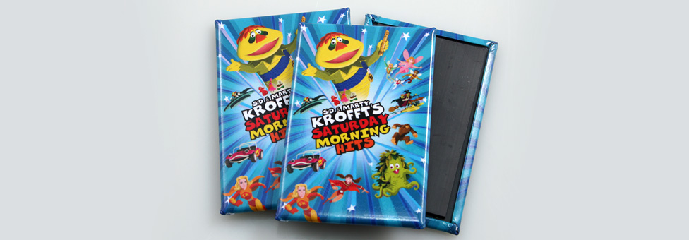 sid and marty kroffts saturday morning hits - rectangle Custom Magnets