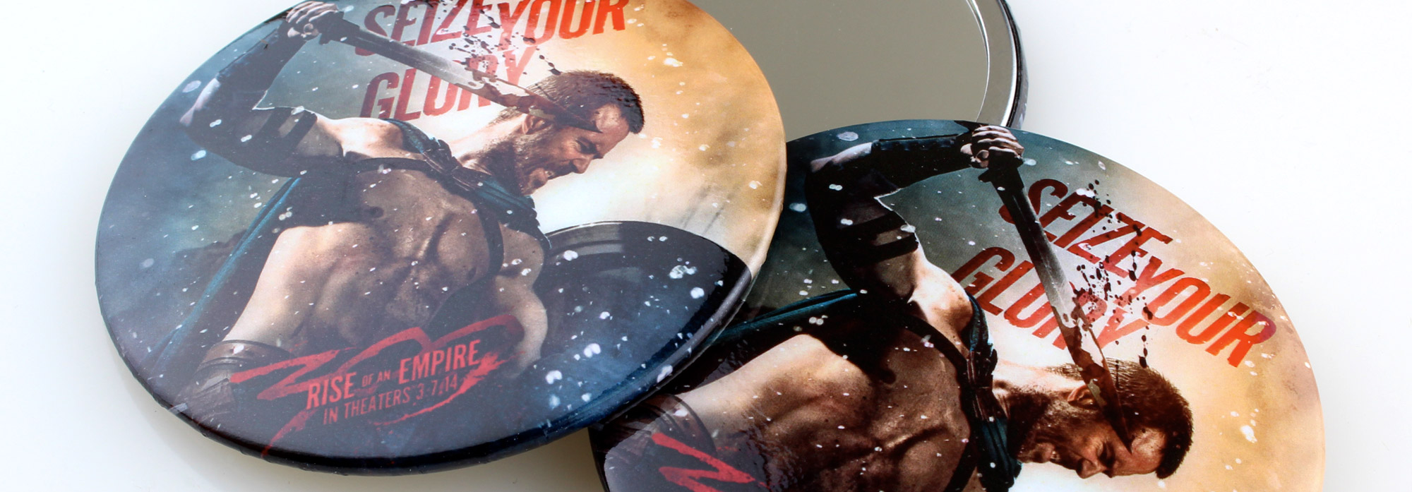 300 Rise of an Empire - 2.25 Round Custom Pocket Mirrors