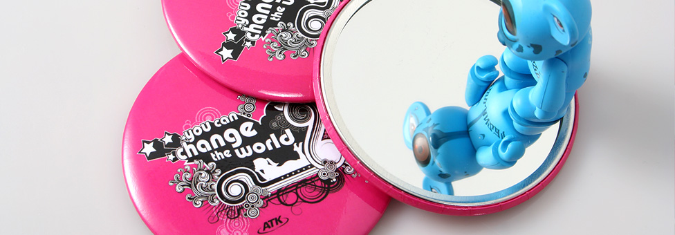 2.25 Round Custom Pocket Mirrors