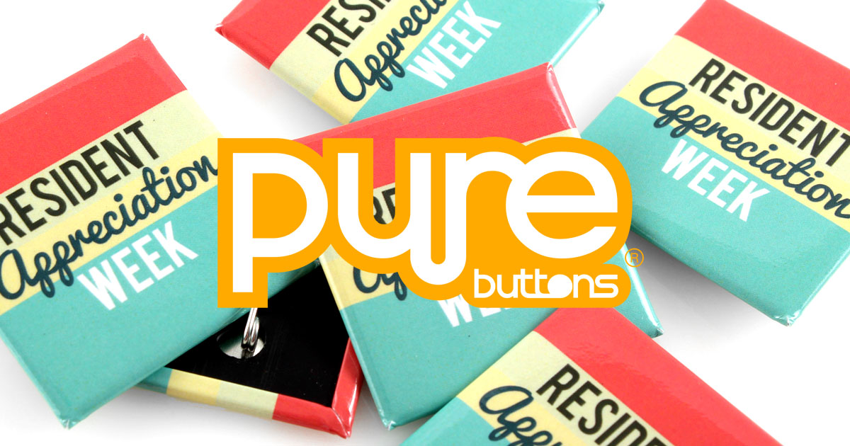 Custom Square Buttons | Pure Buttons