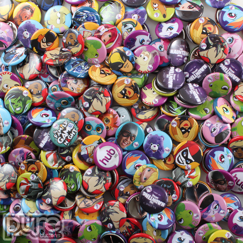 1 Inch Custom Buttons, 1 Inch Custom Pinback Buttons