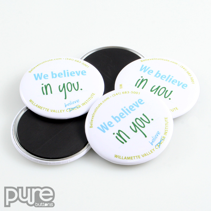 3 Inch Round Custom Fridge Magnets- Free Proof & Shipping