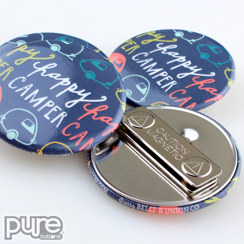 2.25 Custom Round Clothing Magnets