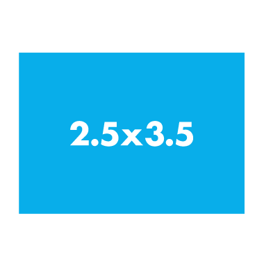 2.5x3.5 Inch Rectangle Custom Buttons