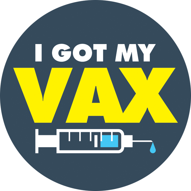 I Got My Vax Button