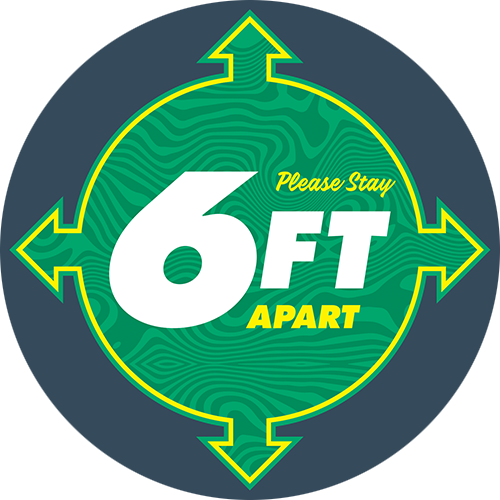 Please Keep 6ft Apart 6