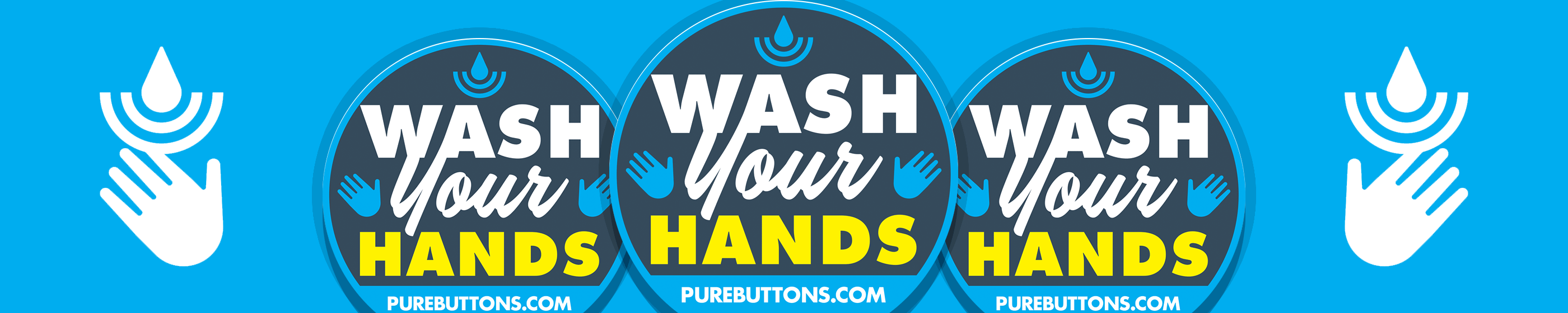 Wash Your Hands Button Box Cover Image