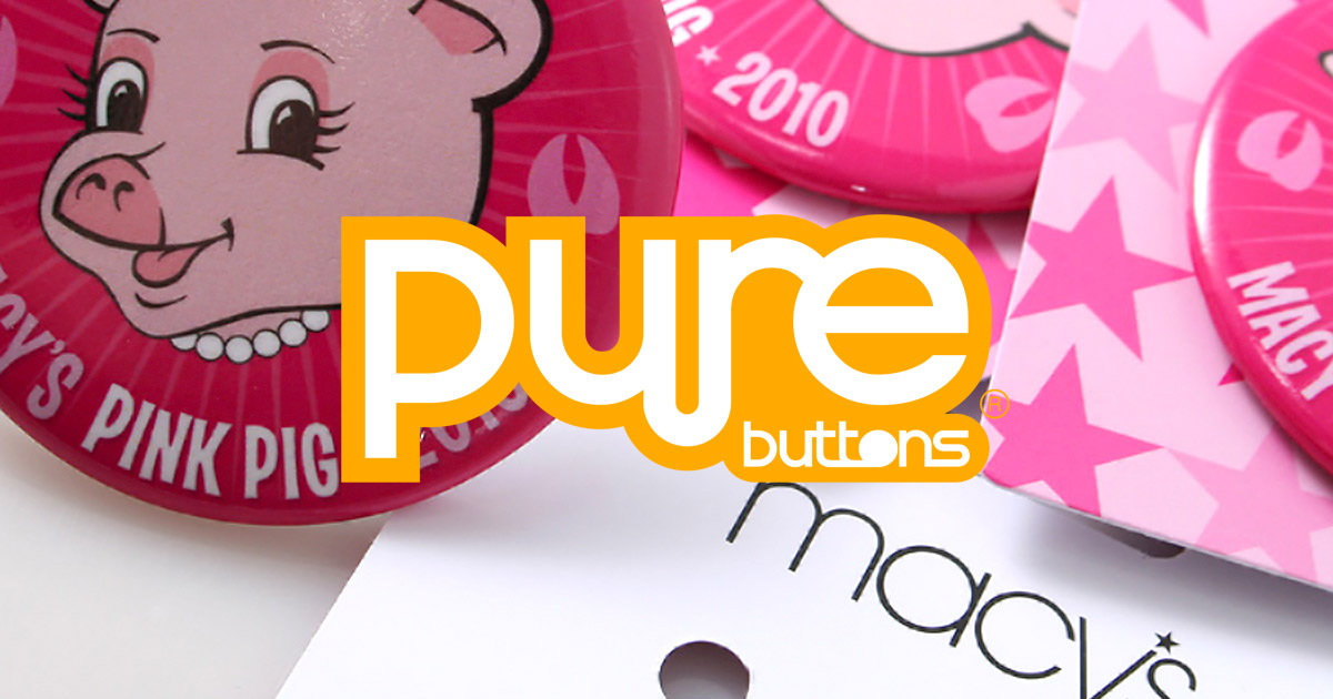2.5" Round x 1 Button Packs | Pack with One 2.5 Inch Button Pin