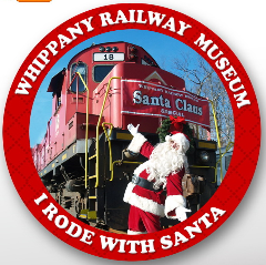 Customer Photo: Buttons for Santa Train Ride