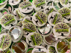 Customer Photo: Fun logo buttons!!