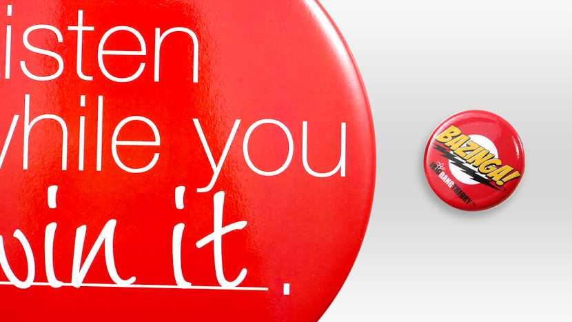 19 Sizes and Styles of Custom Buttons